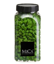 Marbles in bottle groen